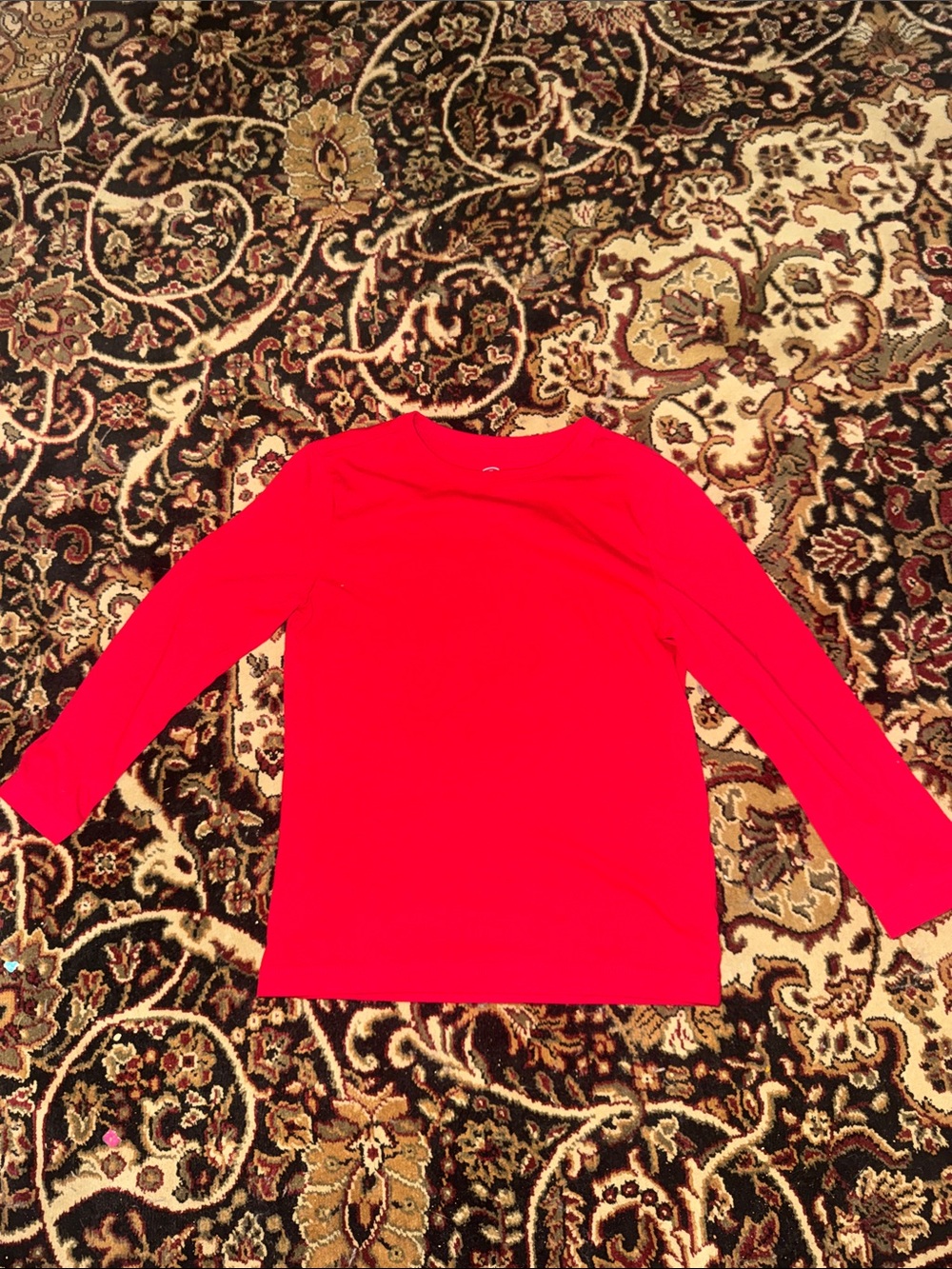 wonder nation Bright Red Long-Sleeve Crewneck Top